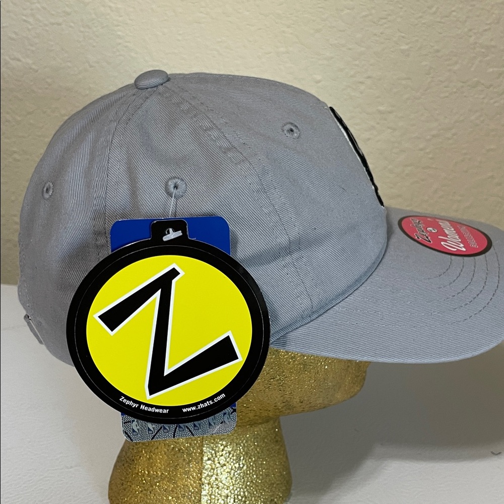 Zephyr Women's Gray Spurs NBA Basketball Cap. NWT. One Size. - Picture 7 of 11